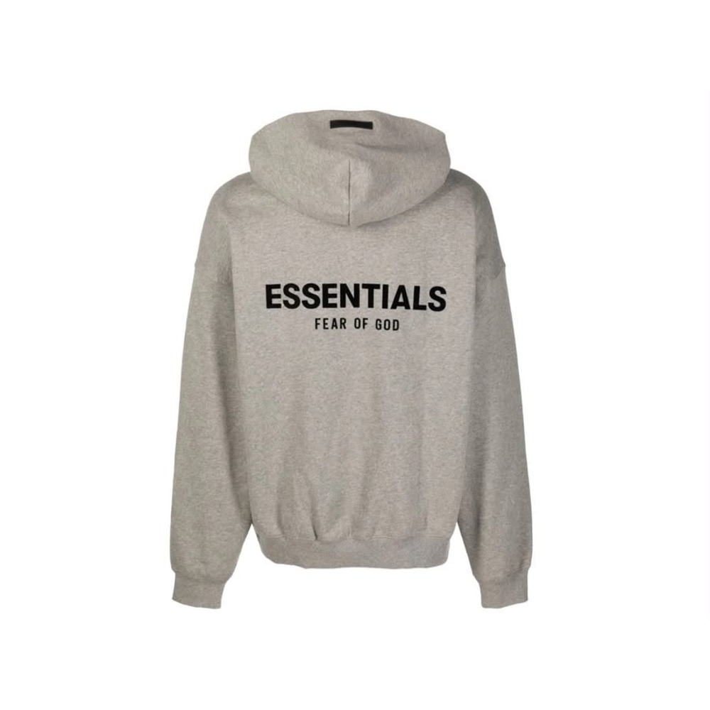 ESSENTIALS HOODIE SS22 DARK OATMEAL (espalda)