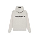 ESSENTIALS HOODIE SS22 LIGHT OATMEAL (espalda)