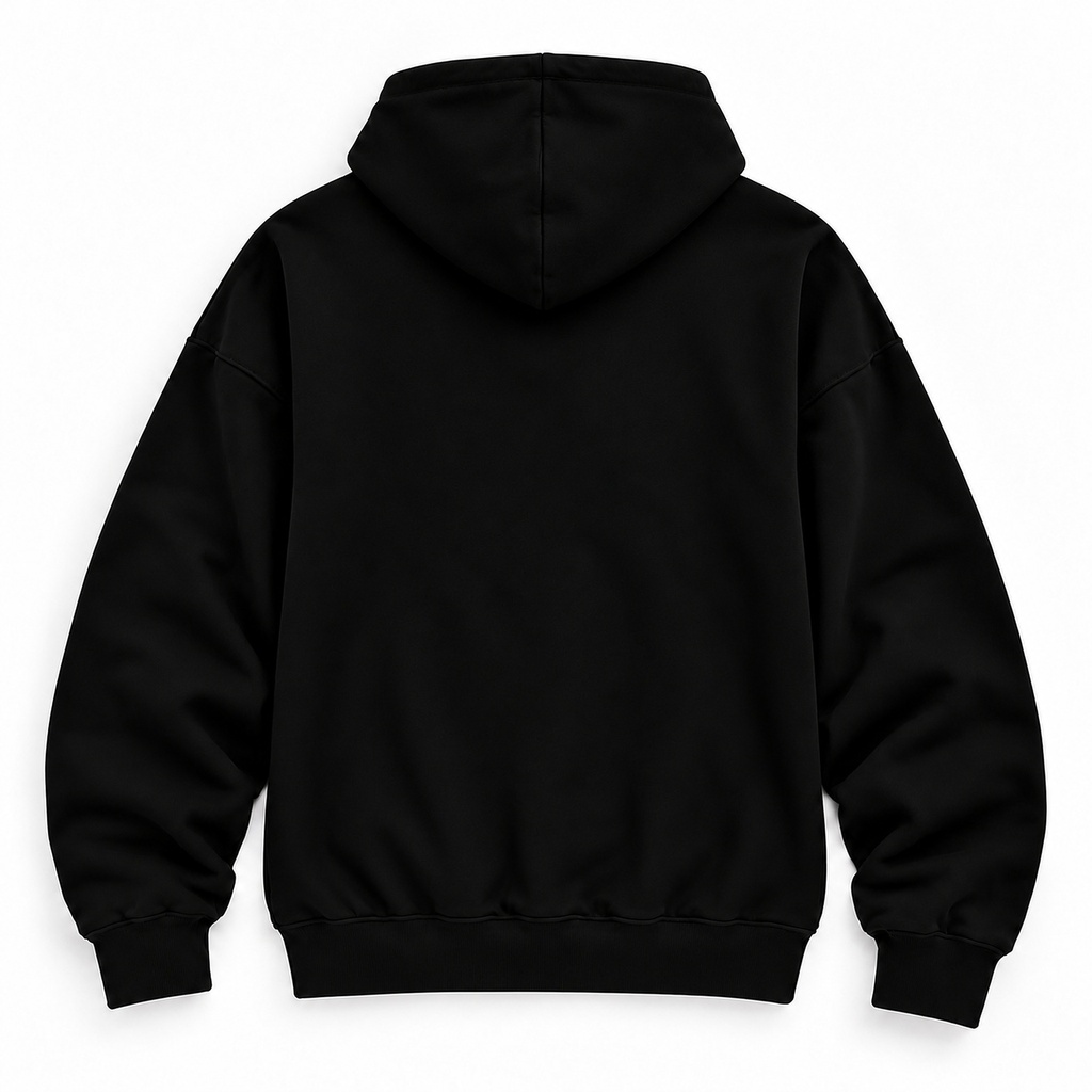 ALO HOODIE NEGRO (espalda)