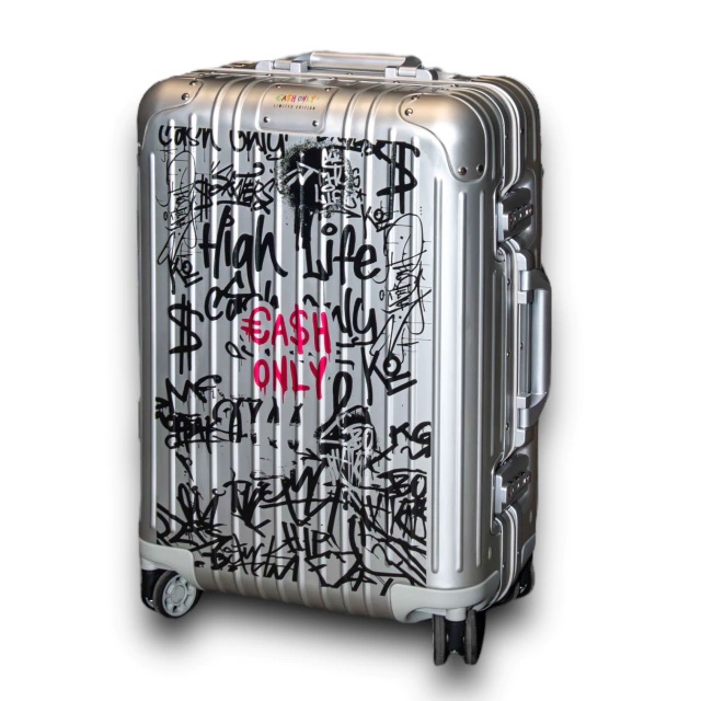 [COAMAL260029] MALETA SILVER GRAFFITY BLACK
