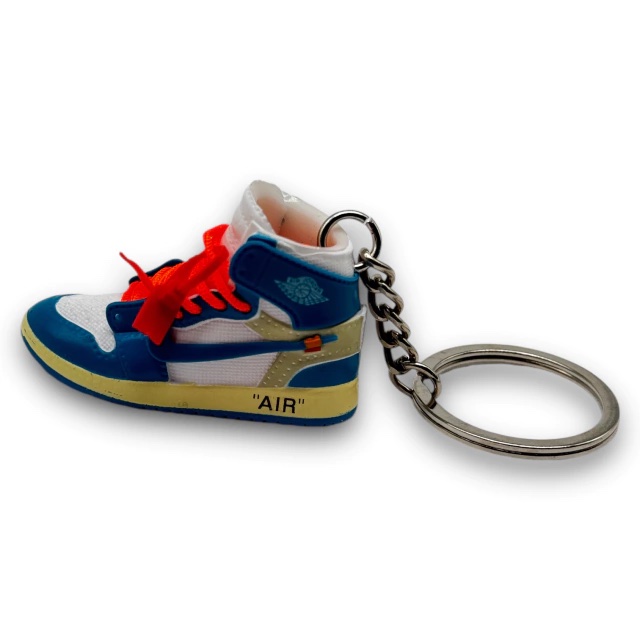 [TEALLA260070] LLAVERO RETRO 1 LIGHT BLUE OFF WHITE