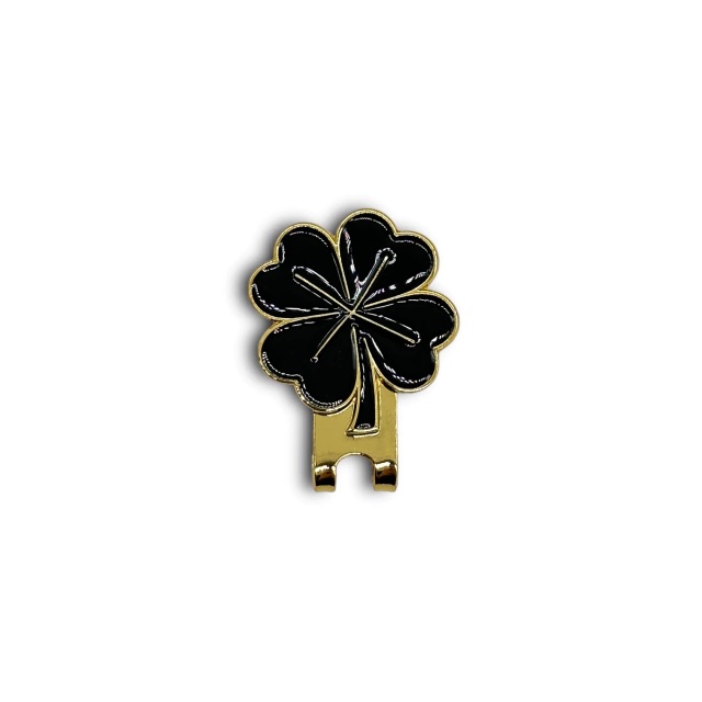 CLIP TREBOL BLACK GOLD