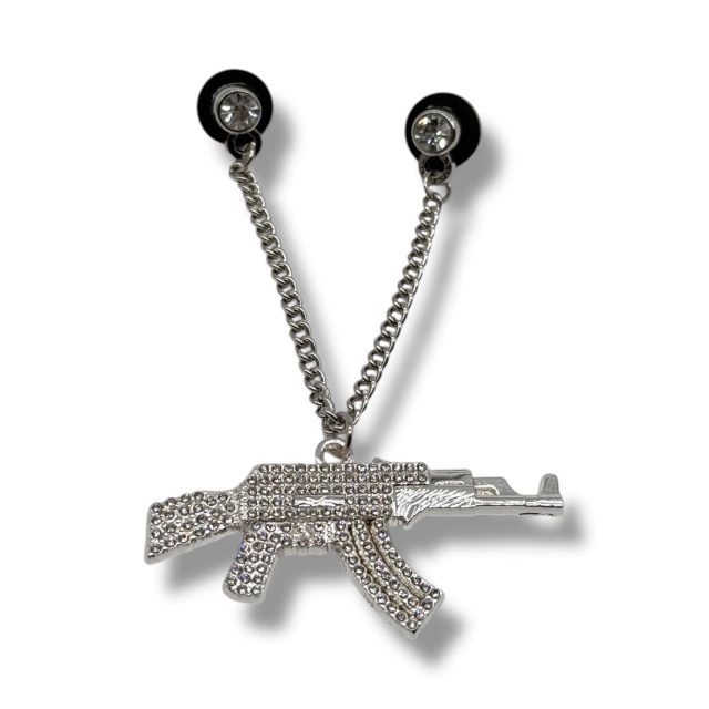 AK CRISTALS PLATA CADENA