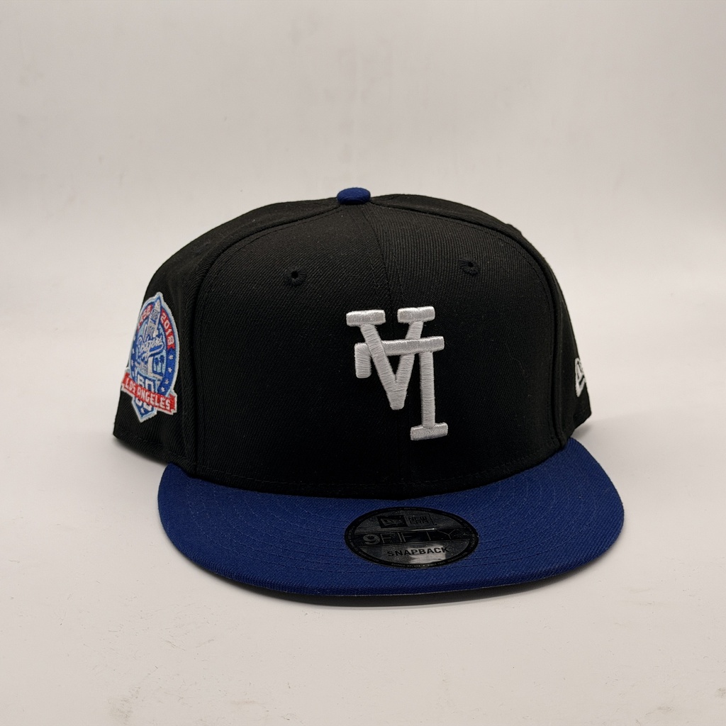 LA UPSIDE DOWN BLACK BLUE 50TH LOS ANGELES SNAPBACK