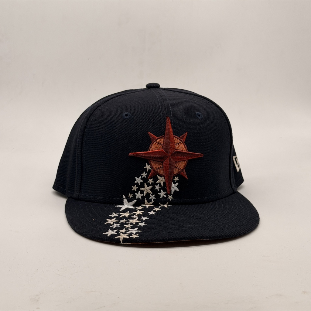 [NEGAZNA26OS0020] MARINERS NAVY ORANGE STARS SNAPBACK