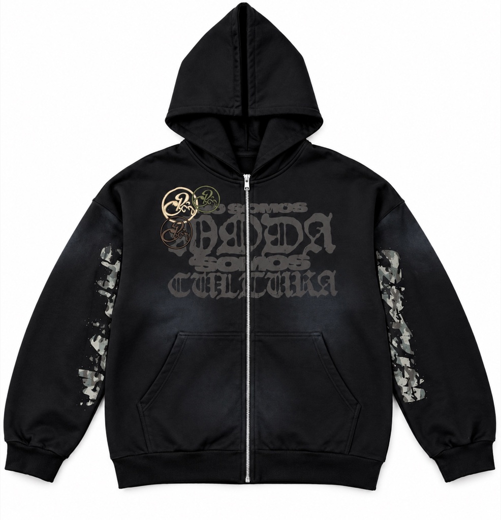 CRIPTEMIA HOODIE ZIP NO SOMOS MODA - PREVENTA