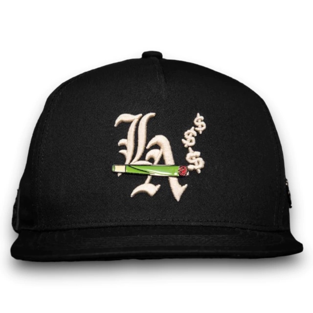 [COGNEBL26OS0142] LA SMOKE PORRO IN WHITE SNAPBACK
