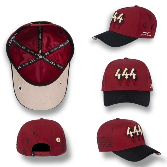 [JHGROAM26OS0010] 444 BURGANDY BLACK
