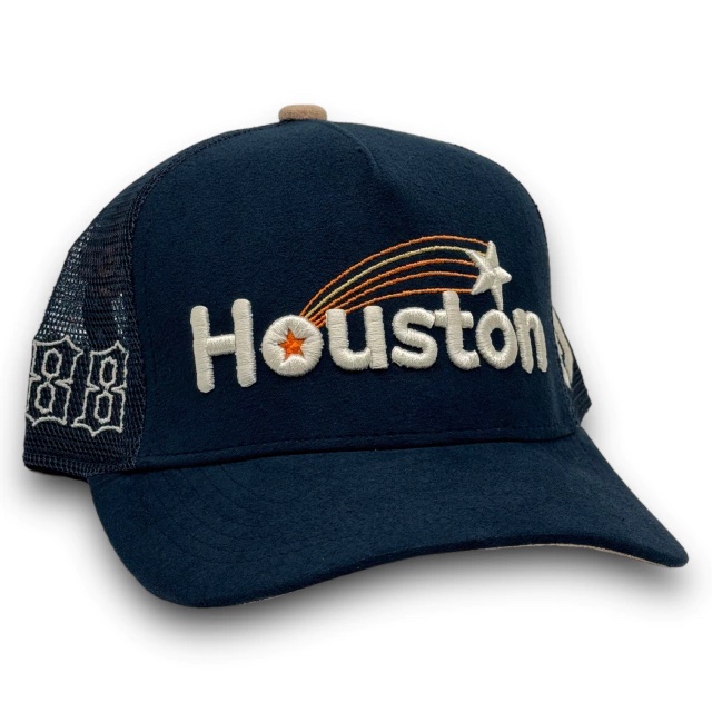 [ASGAZBL26OS0029] HOUSTON STAR NAVY MESH