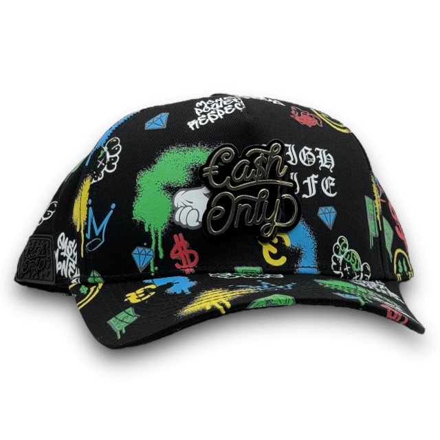 [COGNEMU26OS0053] FULL PRINT CURVED BLACK