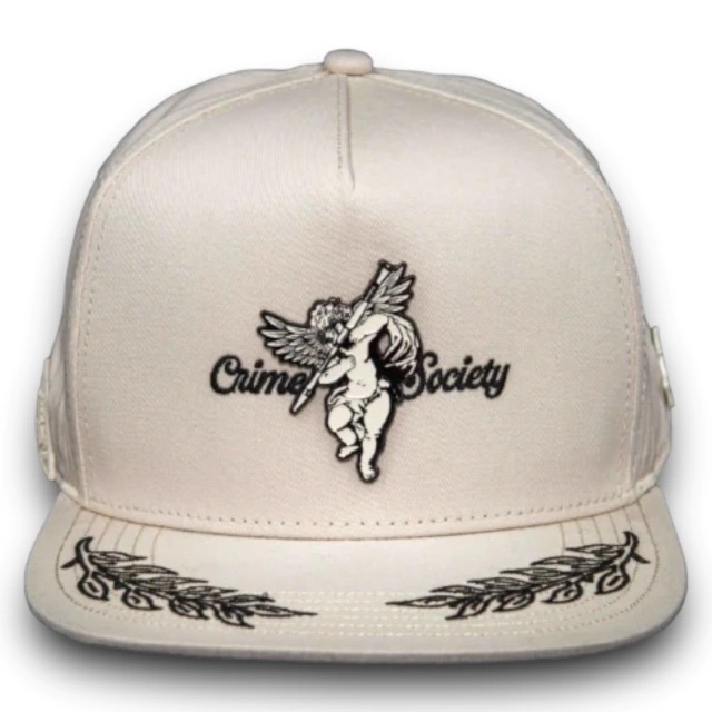 [COGNEMU26OS0010] BLACK ANGEL IN WHITE SUEDE SNAPBACK