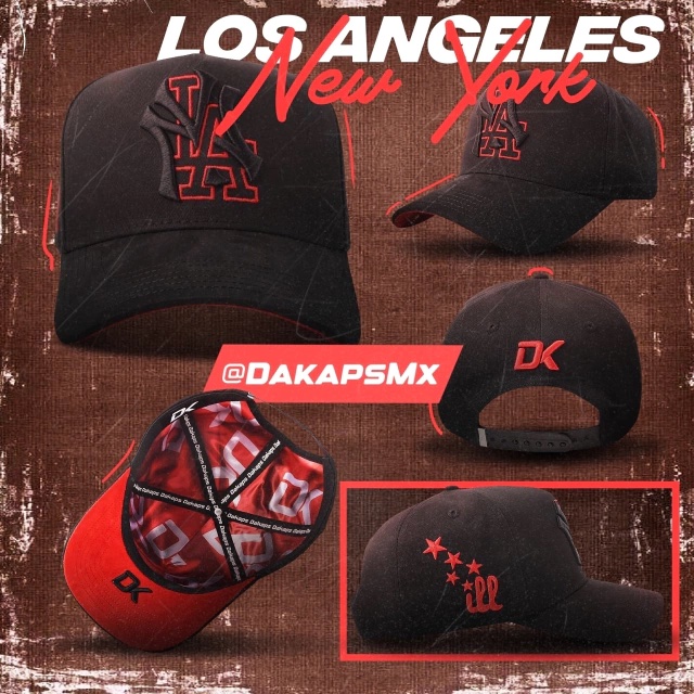 [DAGNERO26OS0029] NY LA BLACK RED