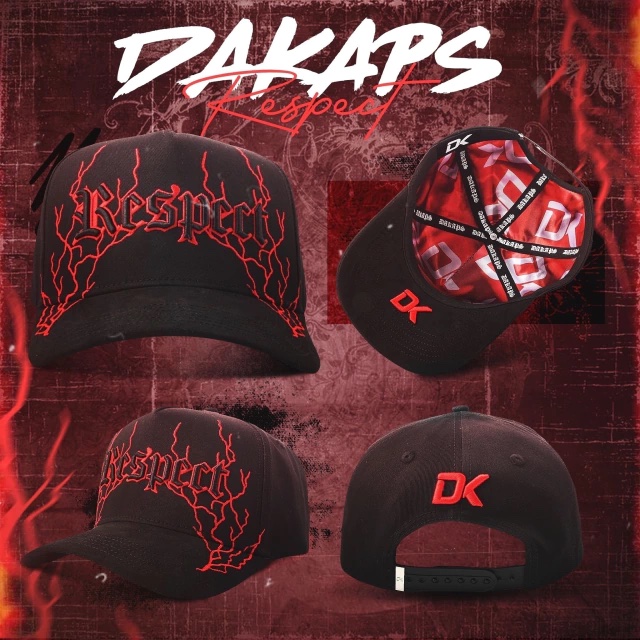 [DAGNERO26OS0037] RESPECT BLACK RED