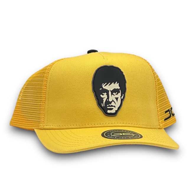 [JHGAMBL26OS0010] TONY FACE YELLOW CURVE