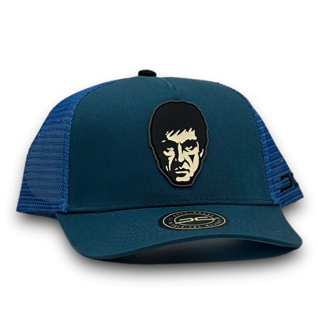 [JHGAZBL26OS0037] TONY FACE BLUE CURVE