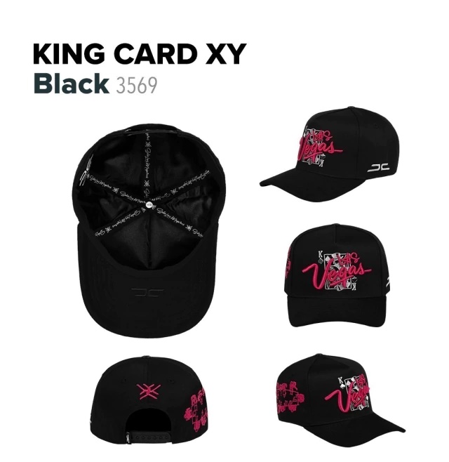 [JHGNERO26OS0061] KING CARD XY BLACK