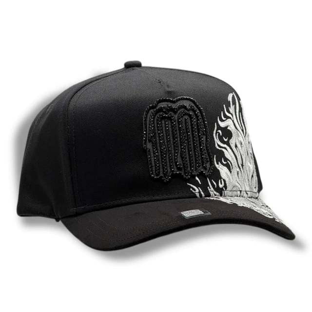 [MHGNEPL26OS0010] MEXICO CROME FLAMES BLACK/SILVER