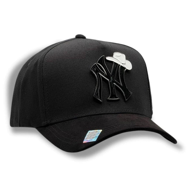 NY S ALL BLACK VISOR SUEDE