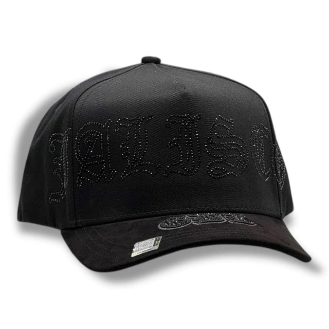 GDL CRISTALES ALL BLACK VISOR SUEDE