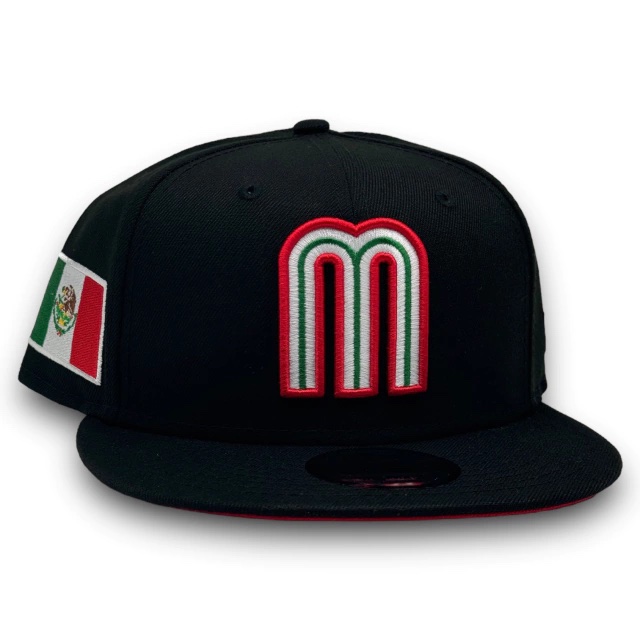 [NEGNENE26OS0150] MÉXICO BLACK BLACK RED SNAPBACK