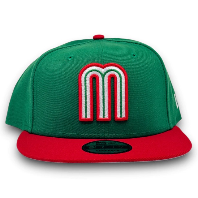 [NEGVERO26OS0010] MÉXICO GREEN RED SNAPBACK