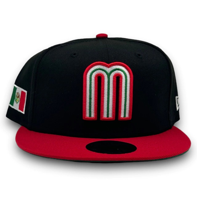 [NEGROBL26OS0045] MÉXICO RED SNAPBACK
