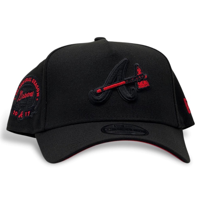 [NEGNERO26OS0037] ATLANTA BLACK RED 2017 9FORTY
