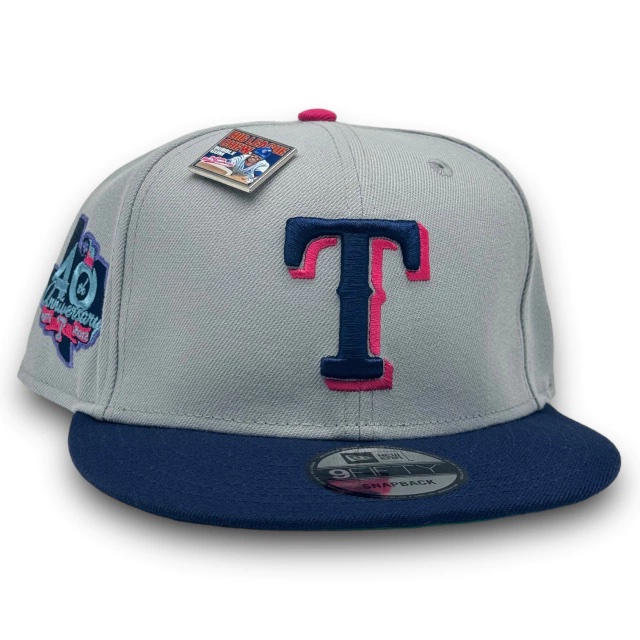 [NEGGRAZ26OS0053] TEXAS GREY BLUE BUBBLE SNAPBACK
