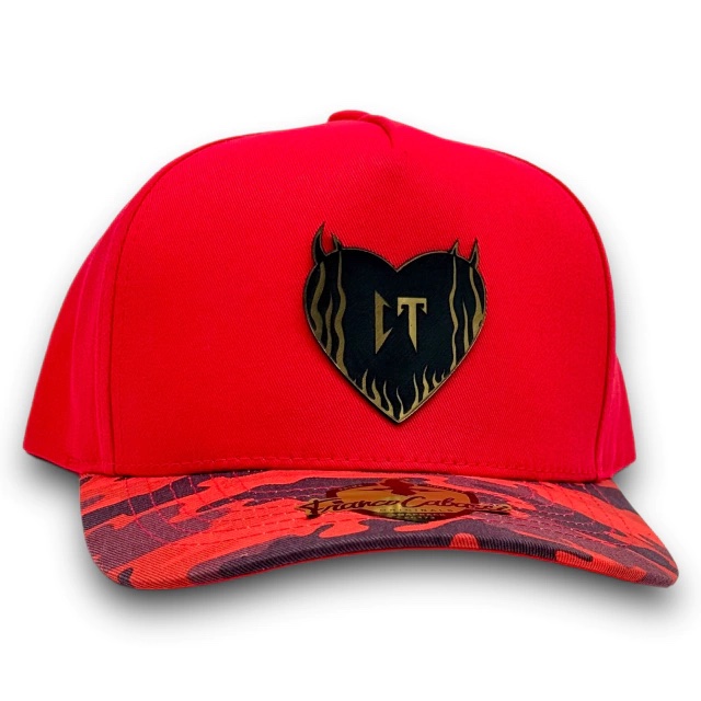 [PLGRONE26OS0010] CORAZON CT RED CAMO PLACA