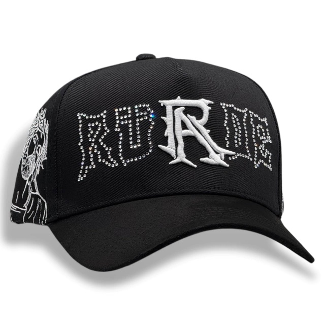 RUDE BLACK WHITE CRISTALS