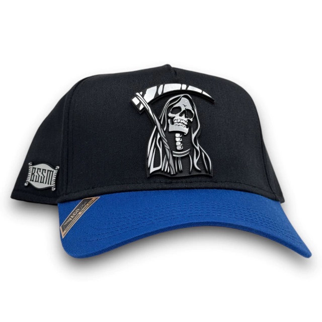 [VSGNEAZ26OS0029] SANTA MUERTE BLACK BLUE